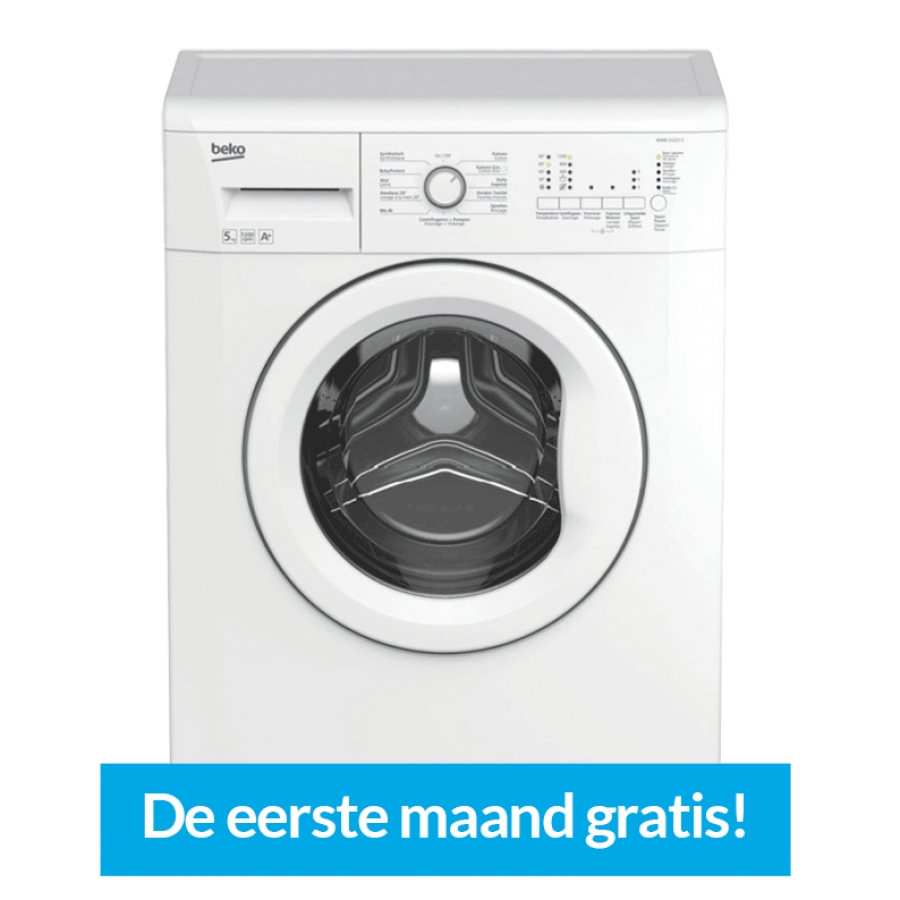 Gevangene herhaling Productie LOW BUDGET wasmachineverhuur - Standaard wasmachine